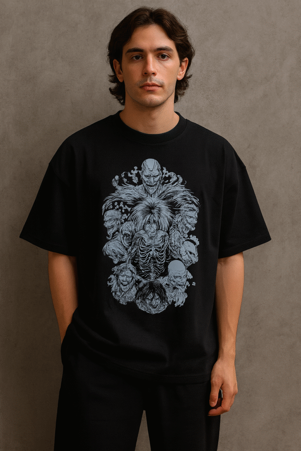 Dark Titan Skull Graphic T-Shirt